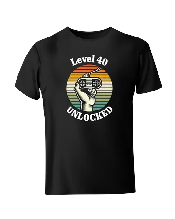 Koszulka Level 40 Unlocked