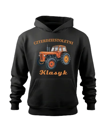 Bluza z kapturem czterdziestoletni klasyk