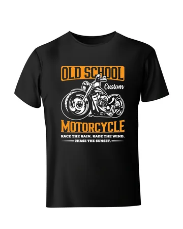 Koszulka old school motorcycle